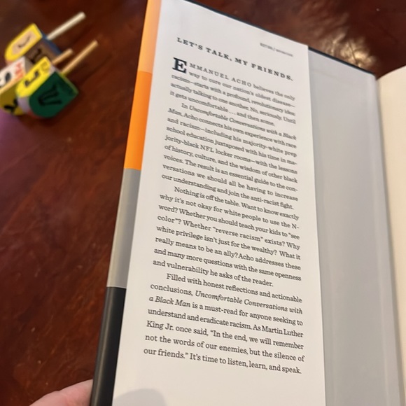 NWT Uncomfortable Conversations with a Black Man Hardcover Book. - Picture 6 of 6